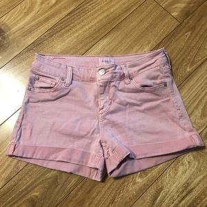Pink, Turquoise, and Gray Shorts